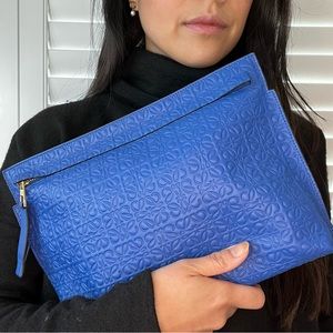 Sold. Authentic Loewe T-Pouch (Royal Blue)
